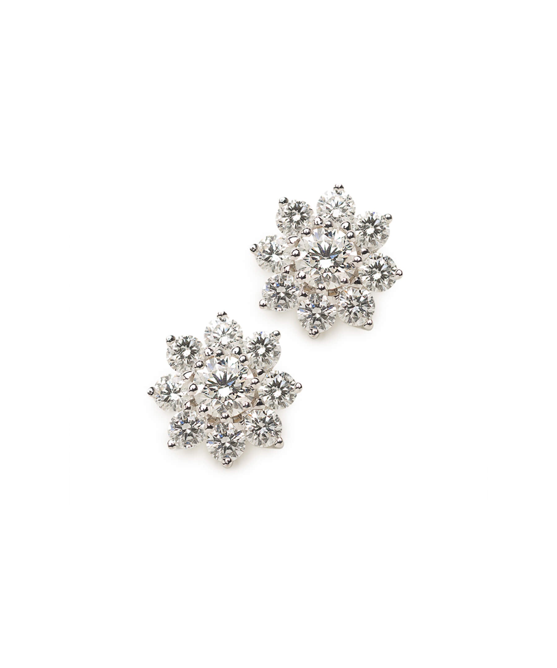 Gold and Diamond Earrings