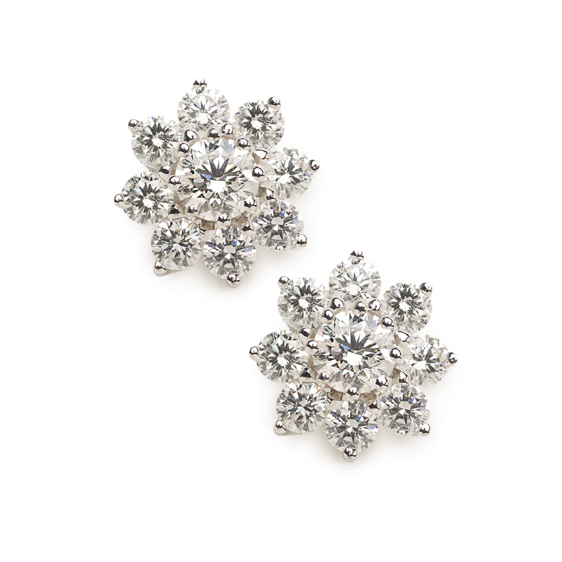 Gold and Diamond Earrings