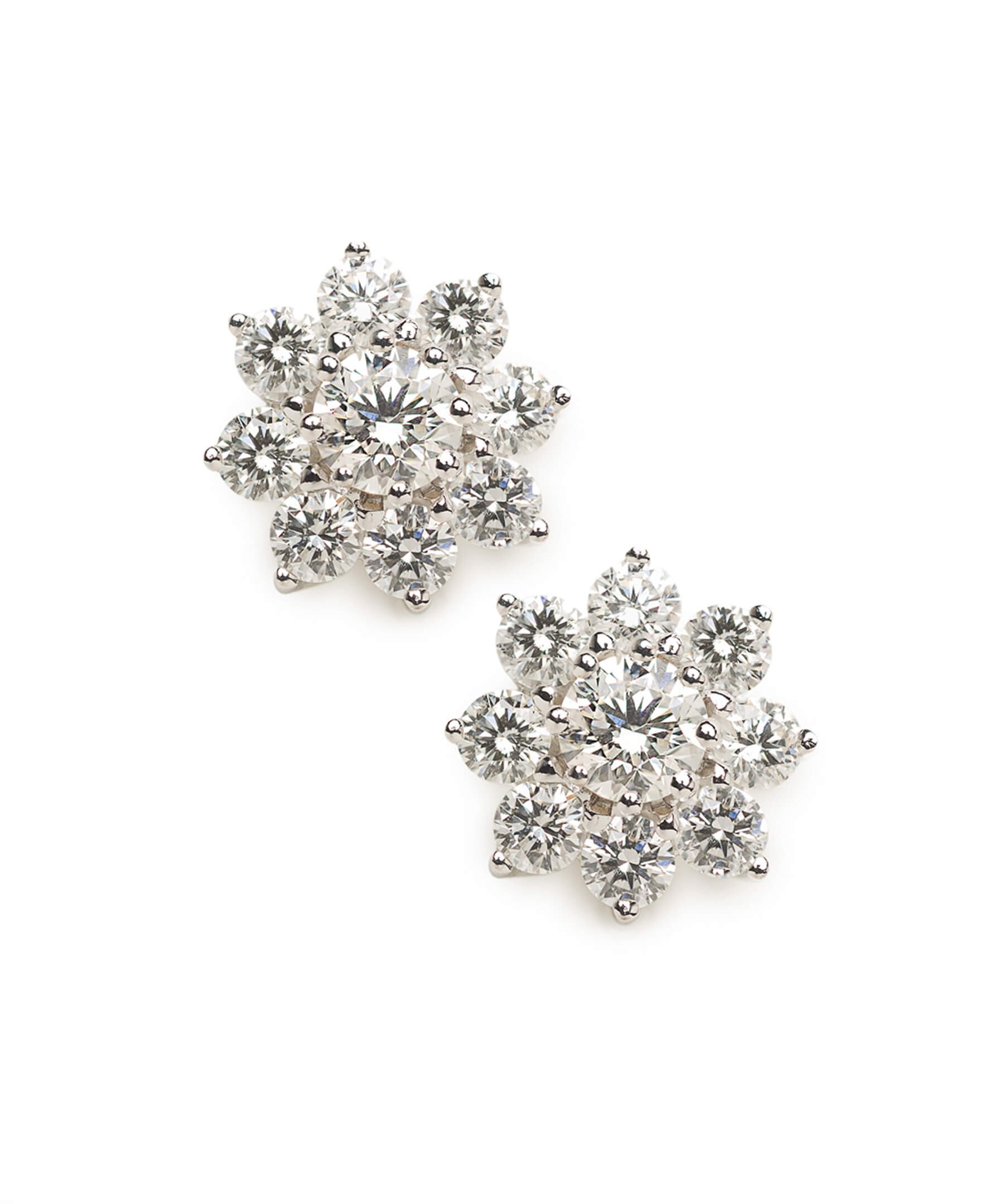 Gold and Diamond Earrings