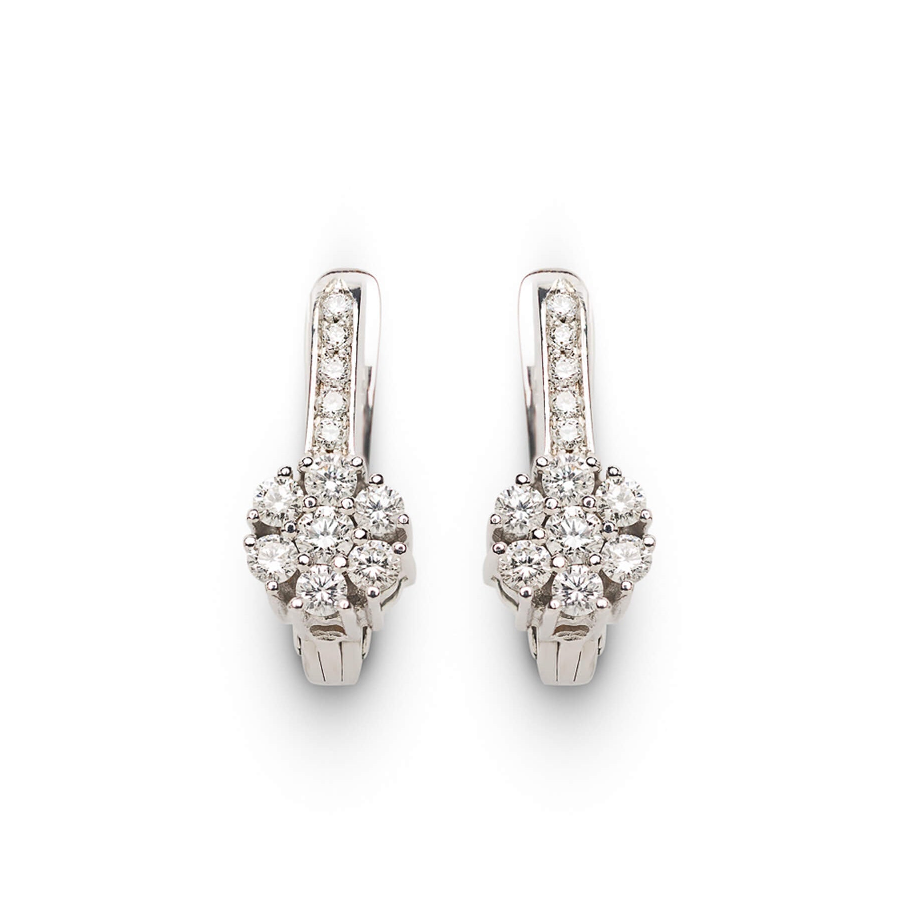 Gold and Diamond Earrings