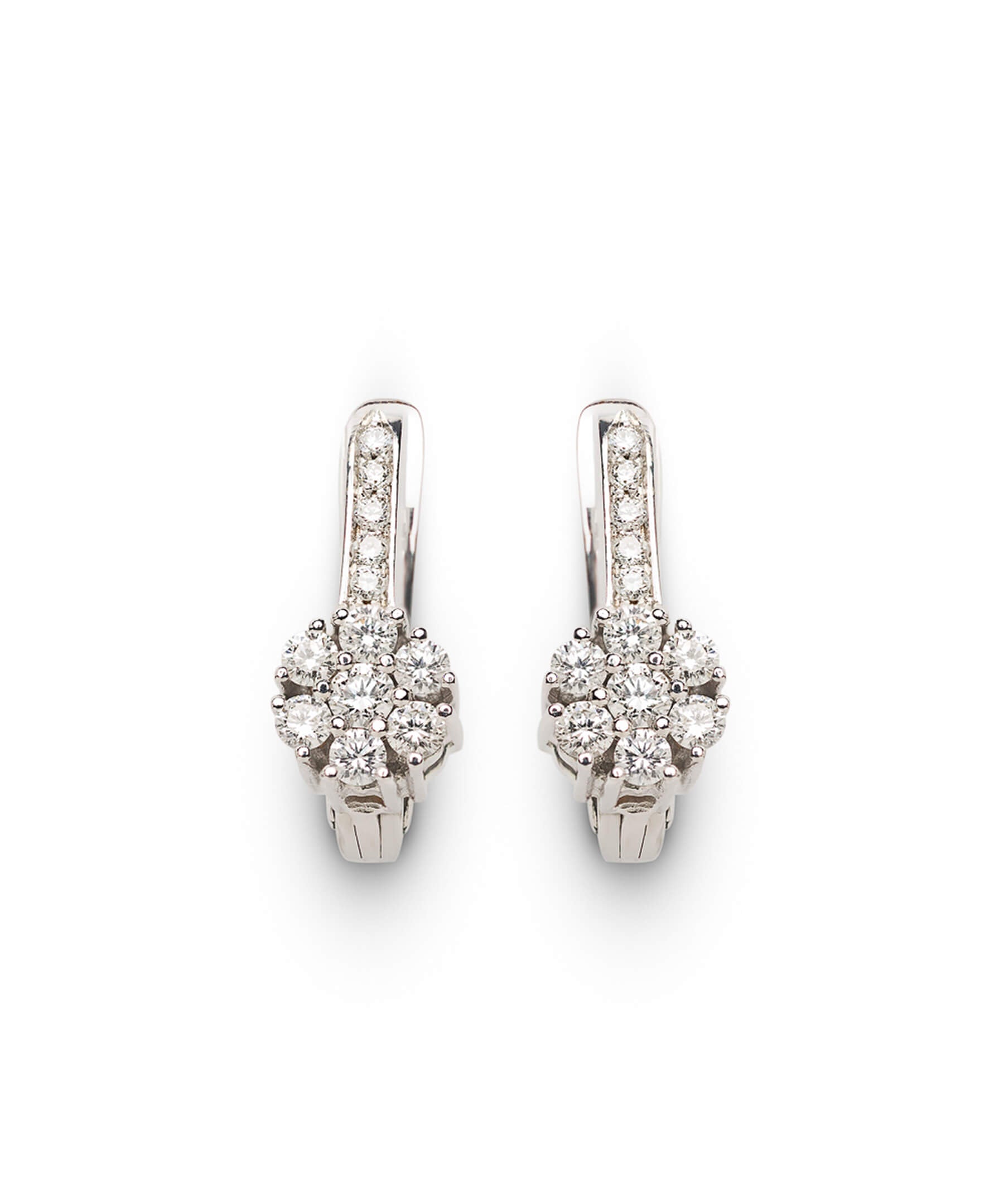 Gold and Diamond Earrings