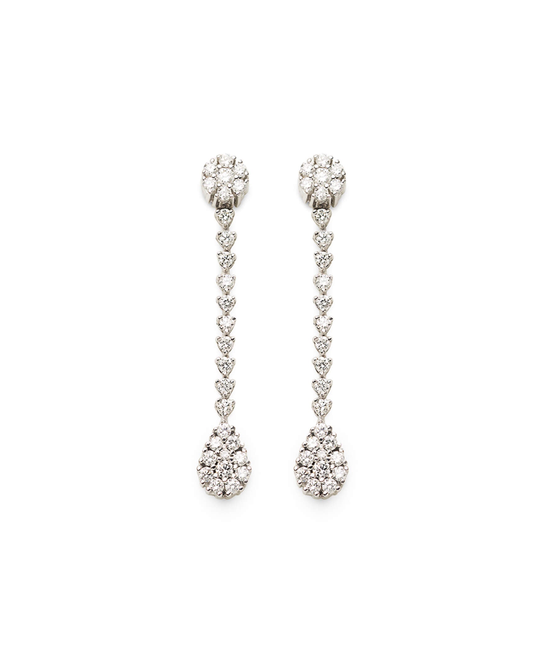 Gold and Diamond Earrings