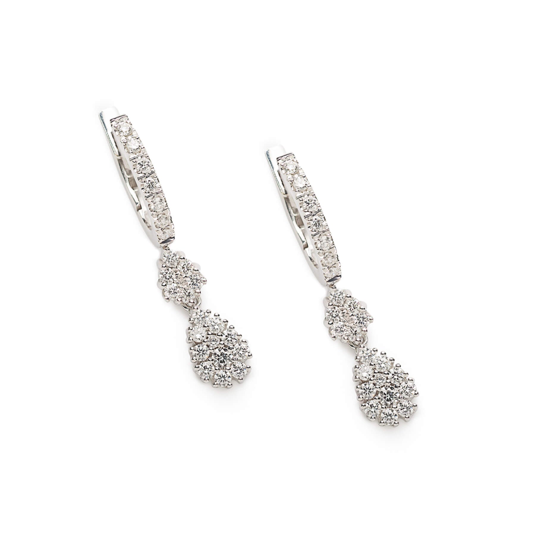 Gold and Diamond Earrings