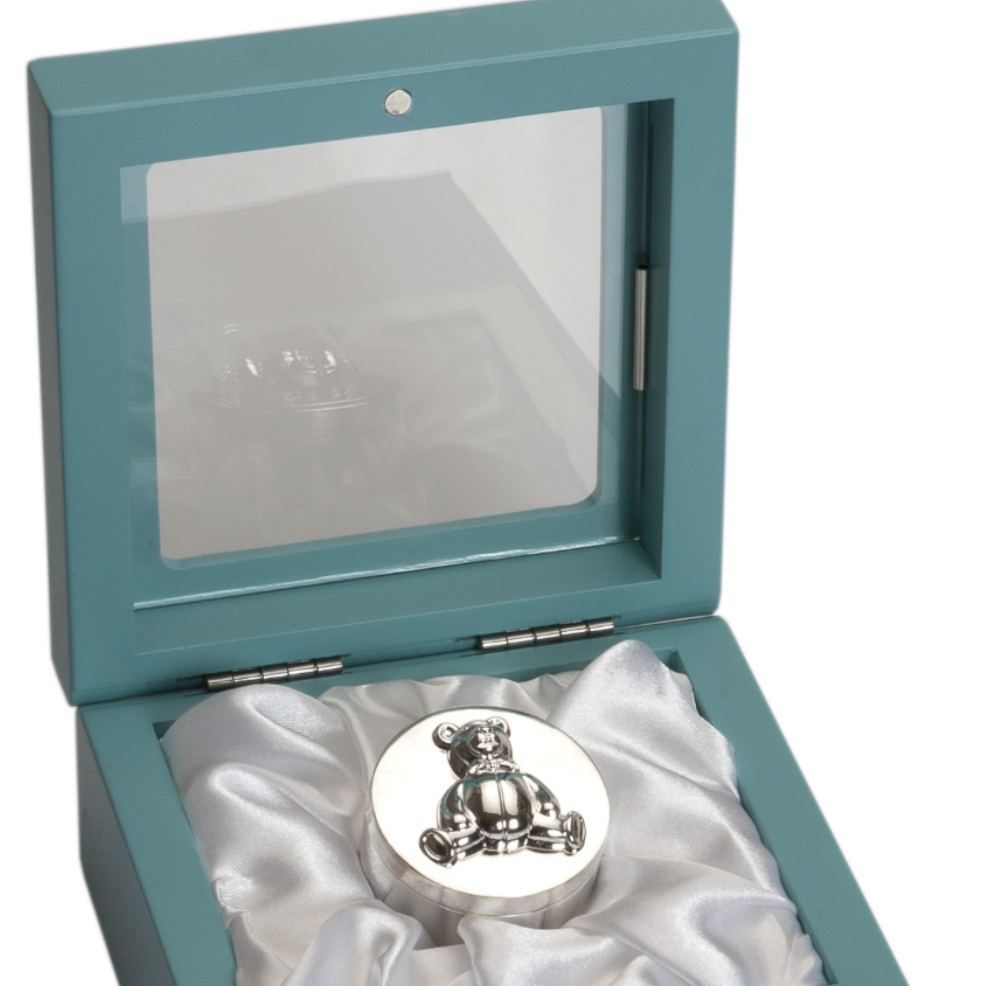 First Tooth Silver Bilaminated Box with Case