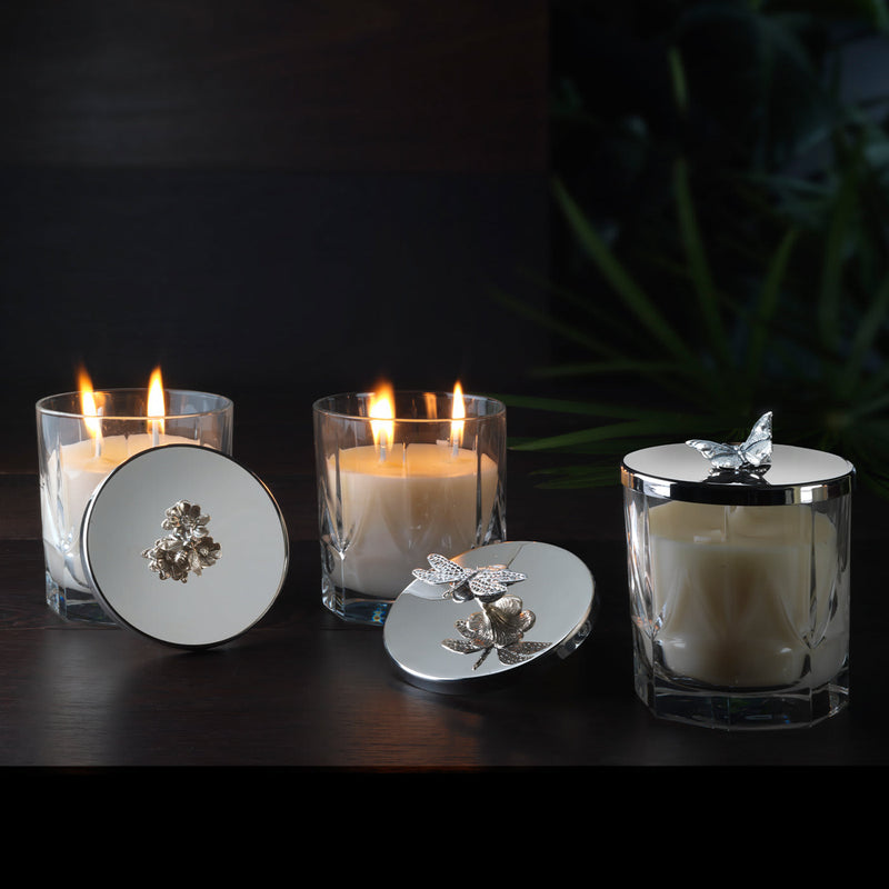 Dragonfly Candle Glass