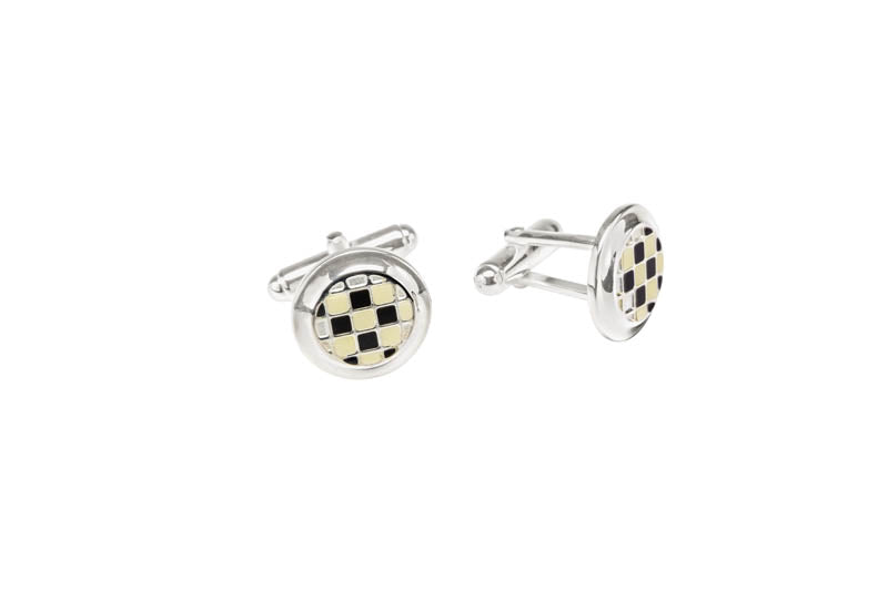 Silver Chess Cufflinks 