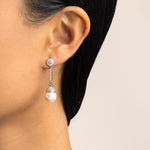 Boucles d'oreilles en perles moyennes