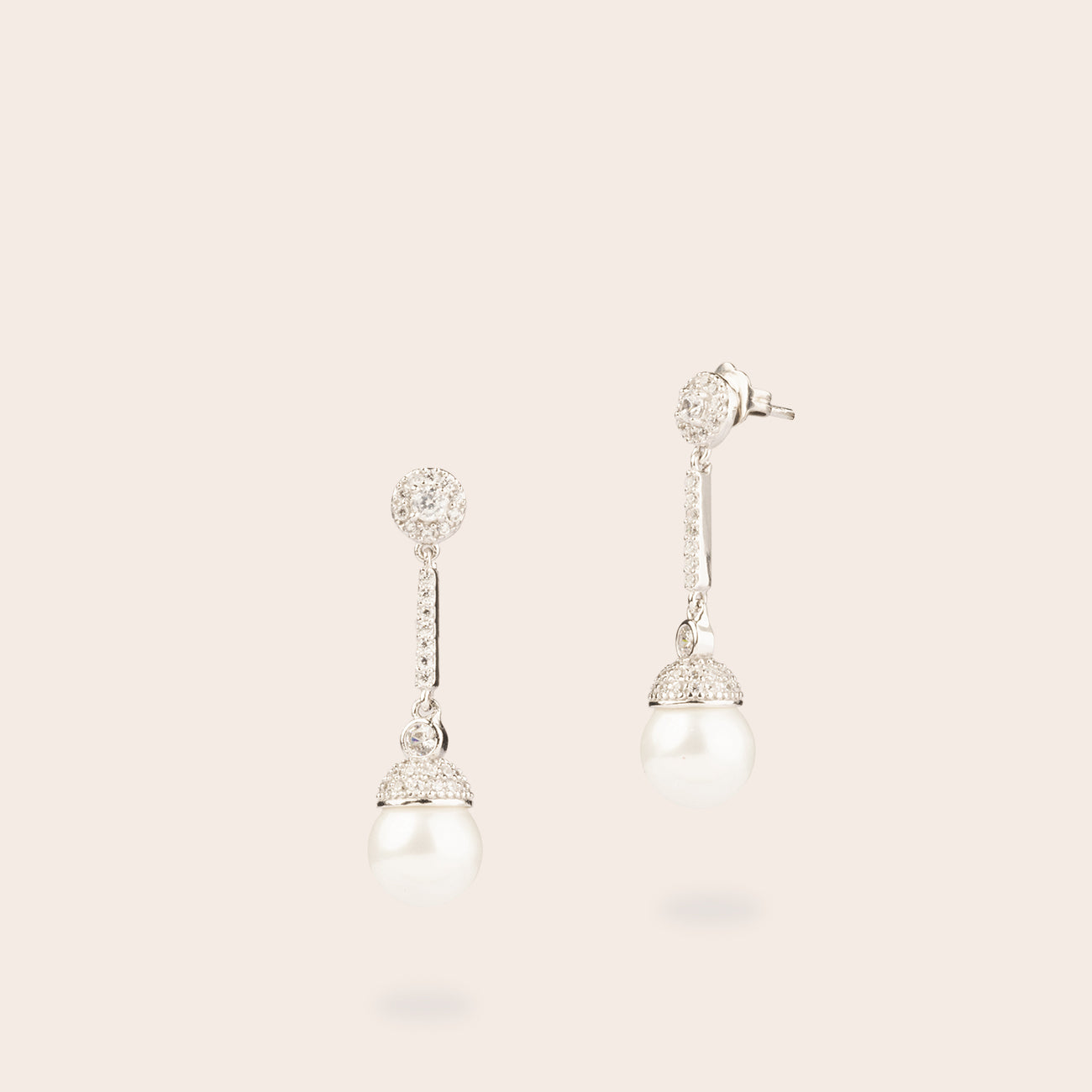 Boucles d'oreilles en perles moyennes