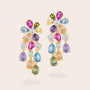Pendientes Cascada Multicolor en Plata 925