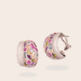Pendientes Multicolor Pavé en Plata 925