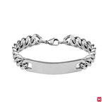 Pulsera Esclava Acero Barbada