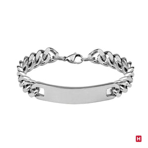 Curb Steel Slave Bracelet