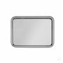 Bandeja rectangular de baño de plata modelo Inglese con borde de filo de cordón
