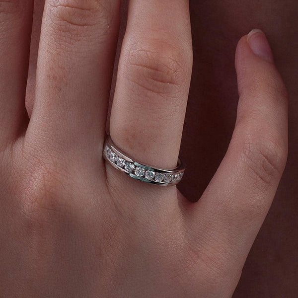 Fine Silver Rings Shiny Design