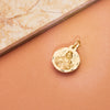 18K Carved Medal Virgin of Carmen 18 mm