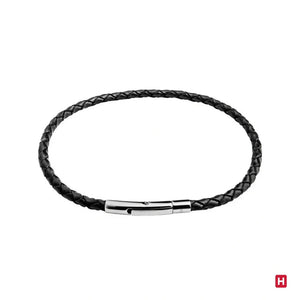 Men's Steel Bracelet Fine Style Black