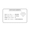 Sortija Oro Amarillo 14 Diamantes 0.070  Qts. G-Vs2 Aguamarina 4x4 mm Ancho 1 mm