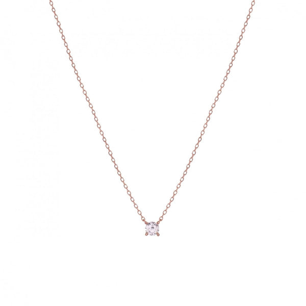 Small Silver Pendants Round Design Pink Plating