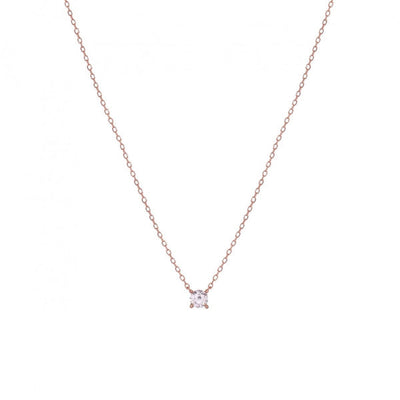 Small Silver Pendants Round Design Pink Plating