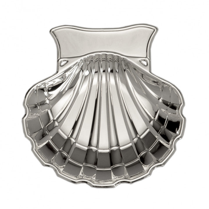 Concha Bautizo Metal Plateado