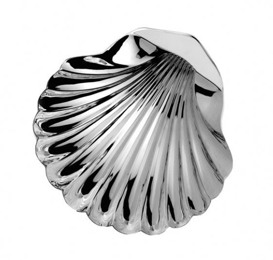 Rome Silver Baptism Shell Without Cross