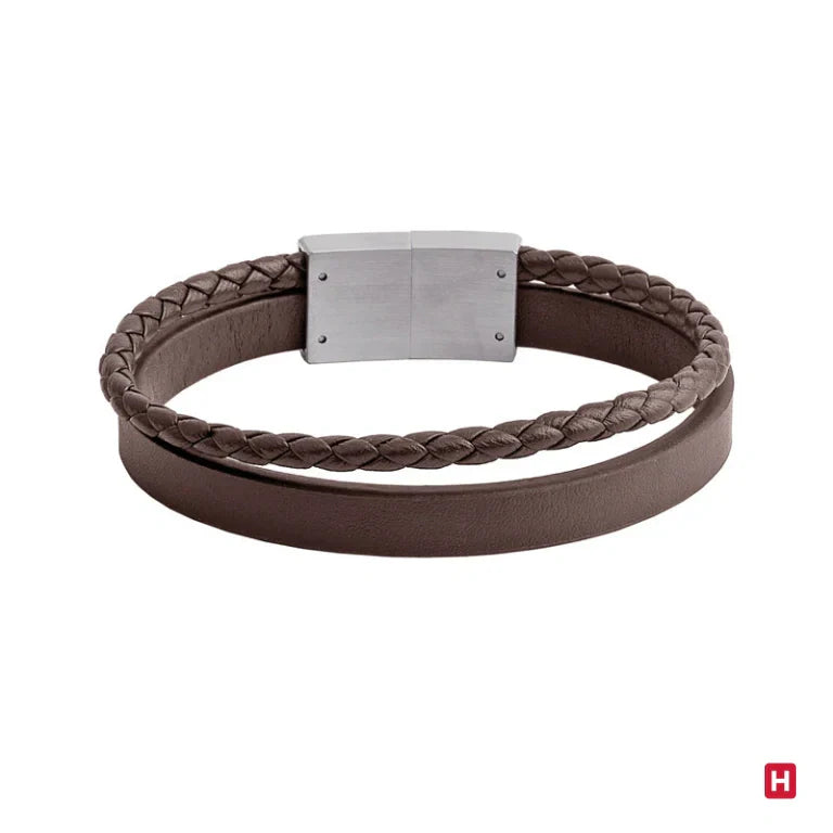 Men's Bracelet New Way V Brown