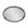 Bandeja oval de baño de plata modelo Inglese con borde de filo de cordón