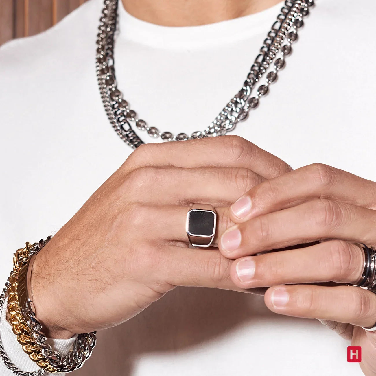 Black Imperium Steel Ring