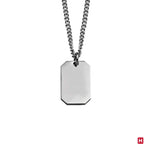 Military Steel Plate Necklace