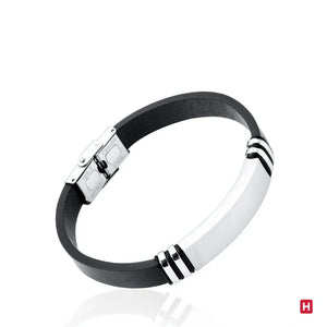 New Way IV Men's Steel Bracelet Black