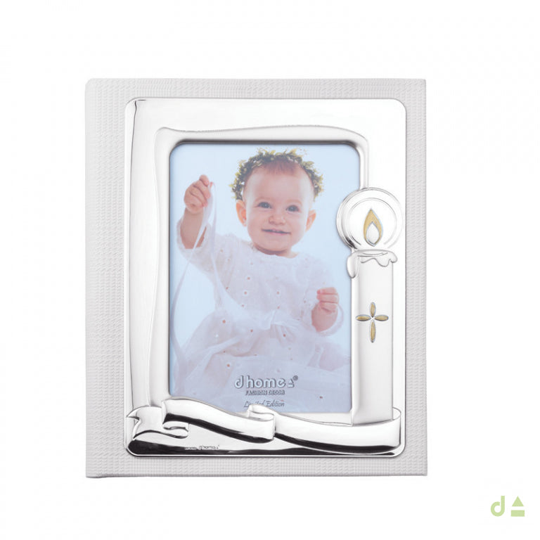 Baptismal Album Silver Candle
