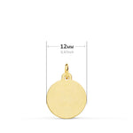 18K St. Christopher Medal Bezel 12mm