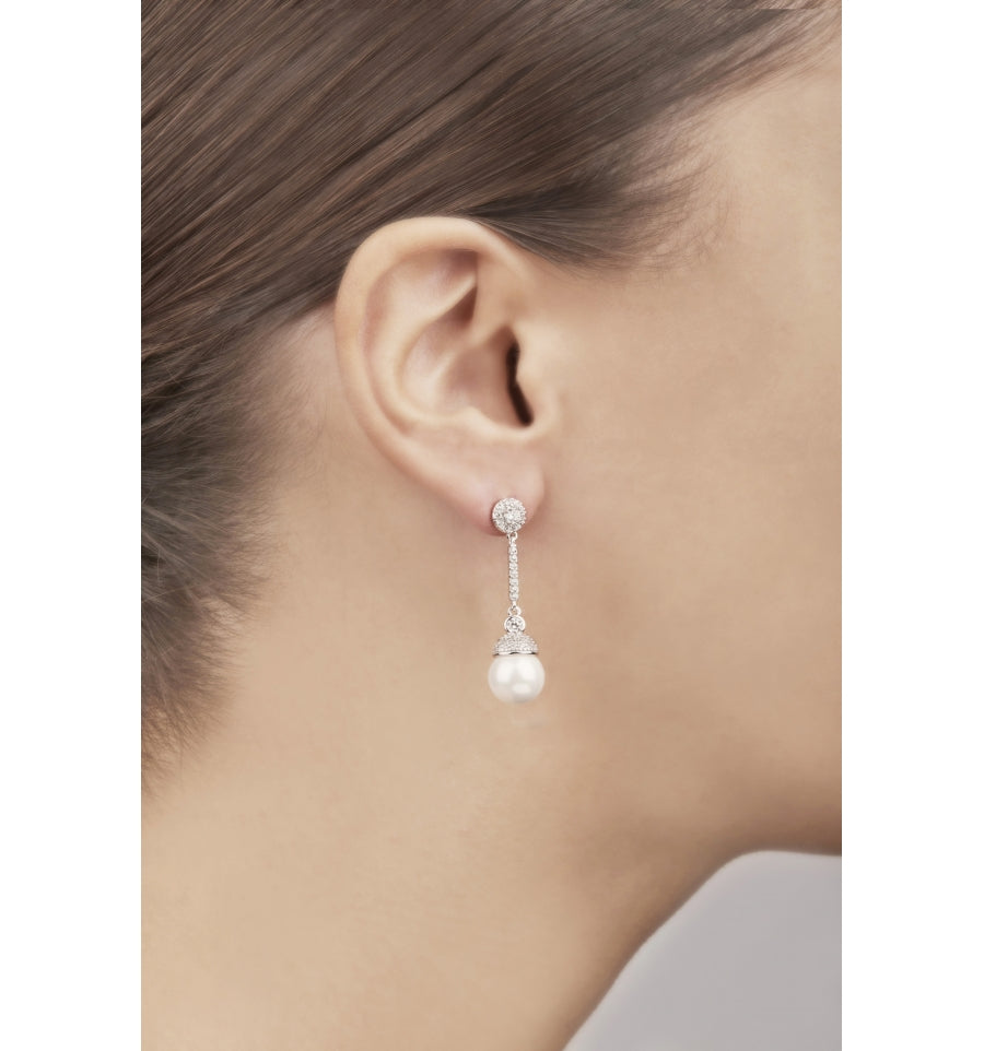 Boucles d'oreilles en perles moyennes