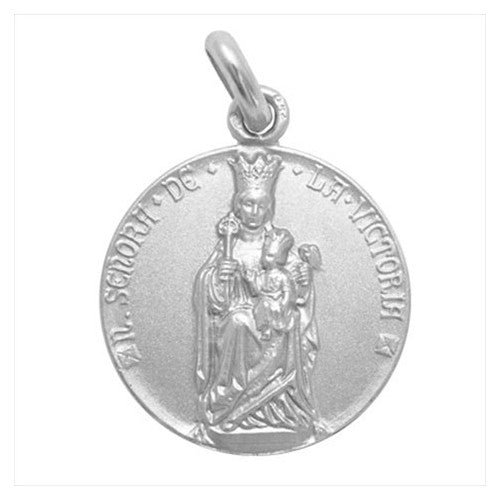 Silver medal Our Lady of Victory 22 mm