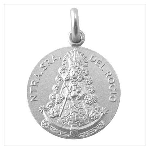 Médaille Notre-Dame de Rocio en argent 18 mm