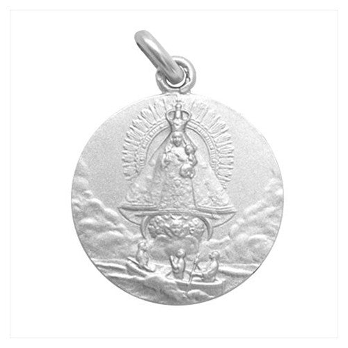 Silver medal of the Virgin of Charity of El Cobre 24 mm