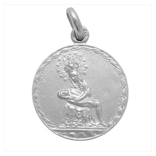 Silver medal of the Virgin of Mercy 20 mm