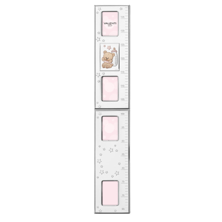 Pink Bear Children's Wall Meter