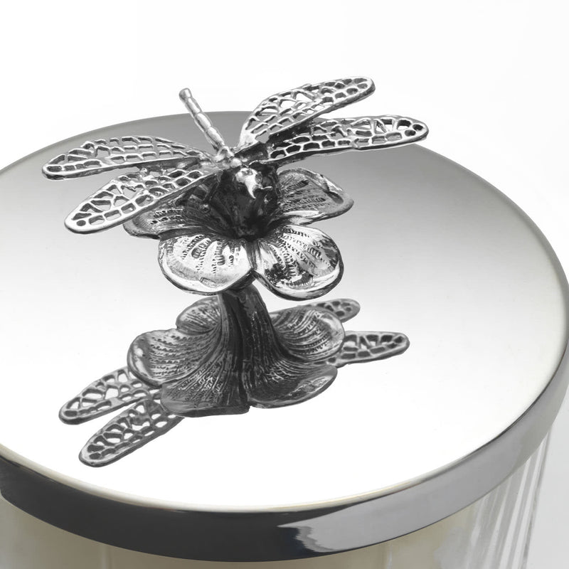 Dragonfly Candle Glass