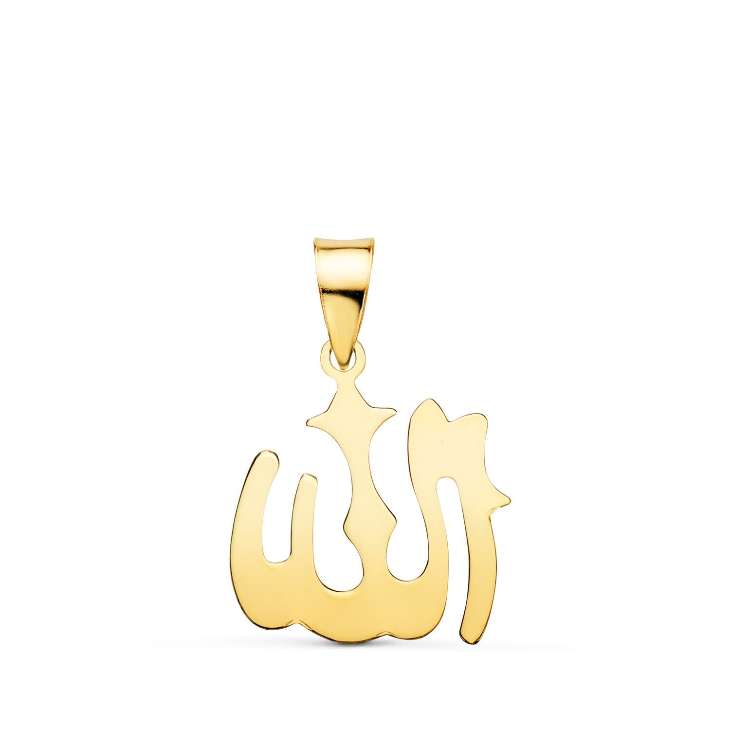 18K Yellow Gold Medal Wing Is Large Silhouette In Shine. 16x15 mm