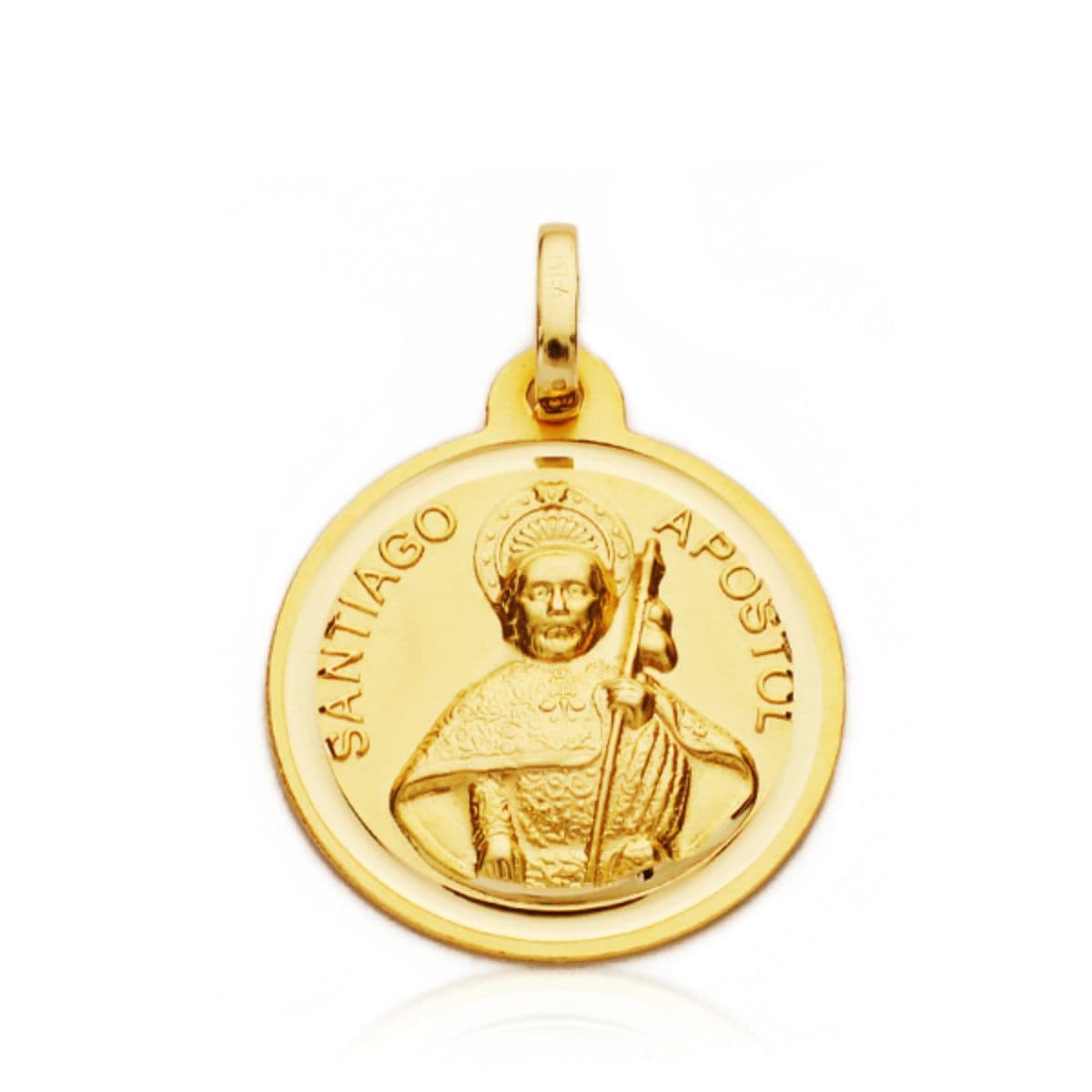 18K Medal Saint James Apostle 22 mm Bezel