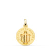 Médaille Or Jaune 18K Vierge de Miséricorde 16 mm