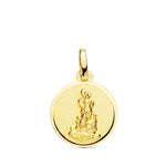 18K Medal Our Lady of the Salient Bezel 14 mm