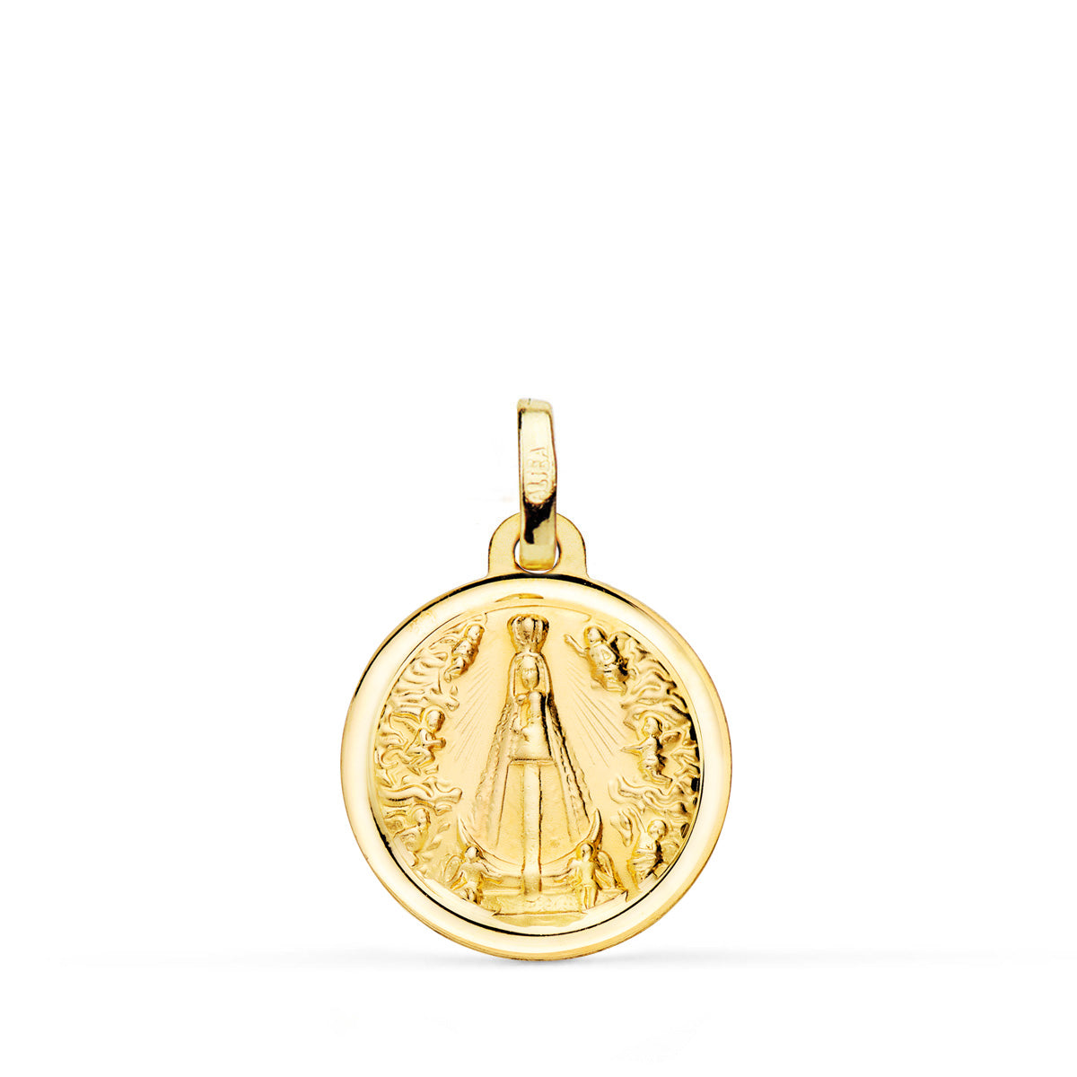 18K Medal Virgin Our Lady of Begoña Bezel 16 mm
