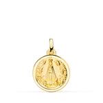 18K Medal Virgin Our Lady of Begoña Bezel 16 mm