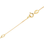 18K Yellow Gold Pendant With 0.182Qts Diamonds - Vs2 G. Med: 6.5mm. Chain 42 3cm