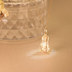 18K Medalla Oro Amarillo Virgen Del Rocio Pastora Tallada 28x18 mm