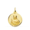 18K Medal Sacred Heart of Jesus Christ Helix 22 mm