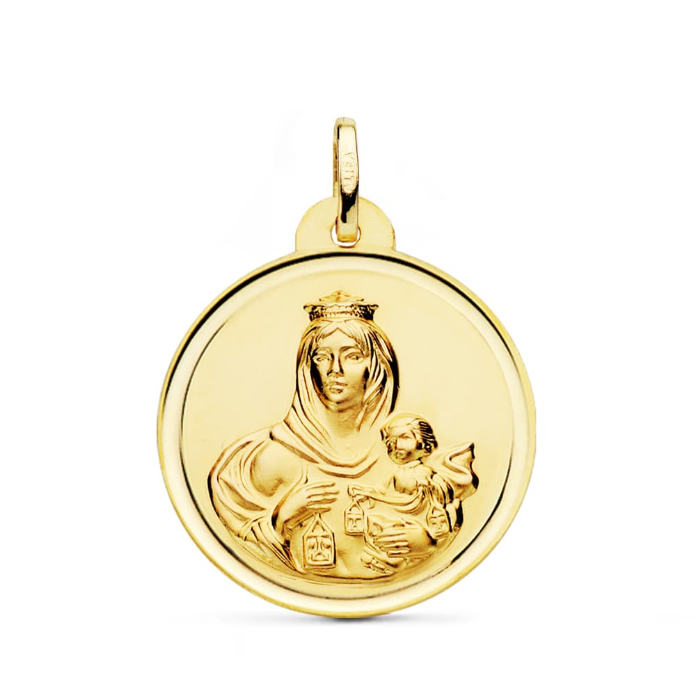 18K Medal Virgin of Carmen Bezel 26 mm