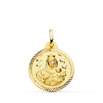 18K Virgin Del Carmen Medal Helice 20 mm